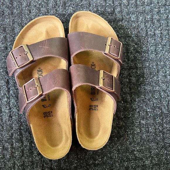 Birkenstock Shoes - Birkenstock Men's Brown Sandals